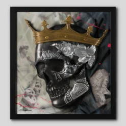 Heavy Is The Head That Wears The Crown (Iron & Silver Leaf)