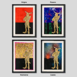 The Bunnyman Genesis – Unframed Portfolio Of Four -Art Prints Shop jde bunnyman pi 2023 12 06T09 24 24