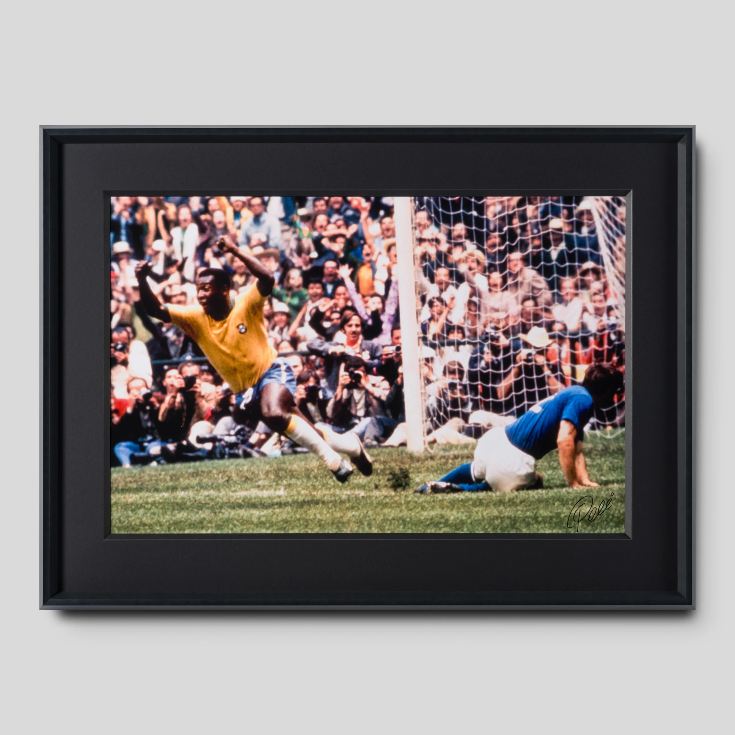 Pelé Scores! World Cup Final, 1970 (Silver Gelatin 24x36) 1 Pelé Scores! World Cup Final, 1970 (Silver Gelatin 24x36)
