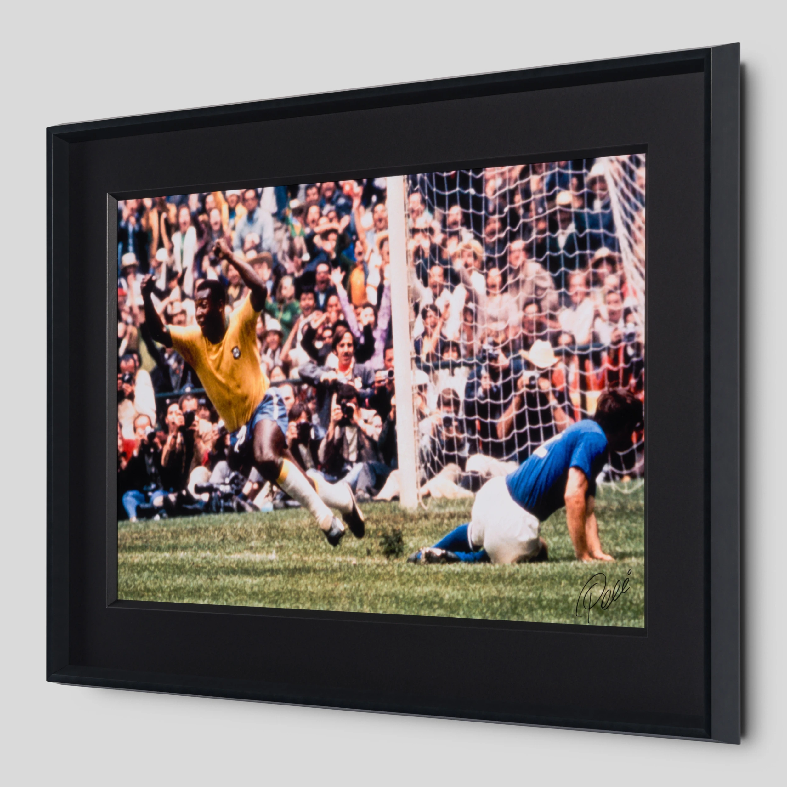 Pelé Scores! World Cup Final, 1970 (Silver Gelatin 24x36) 2 Pelé Scores! World Cup Final, 1970 (Silver Gelatin 24x36) - Image 2