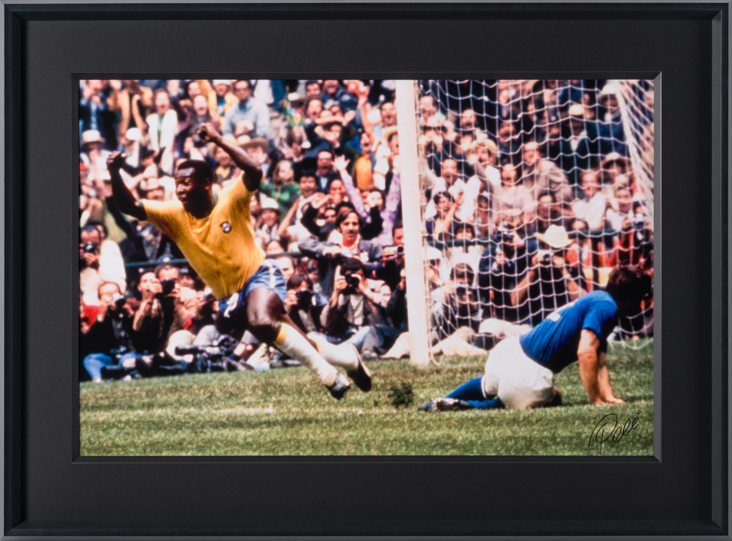 Pelé Scores! World Cup Final, 1970 (Silver Gelatin 24x36) 6 Pelé Scores! World Cup Final, 1970 (Silver Gelatin 24x36) - Image 6