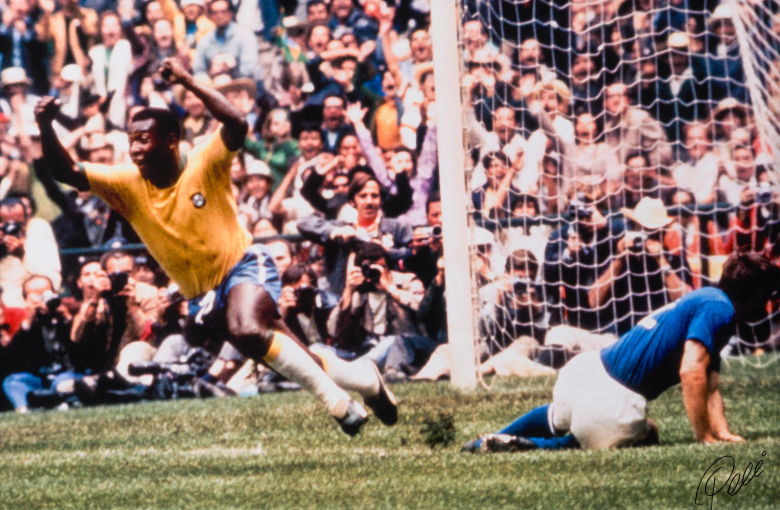 Pelé Scores! World Cup Final, 1970 (Silver Gelatin 24x36) 7 Pelé Scores! World Cup Final, 1970 (Silver Gelatin 24x36) - Image 7