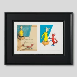 Dr. Seuss Fox In Socks – Diptych